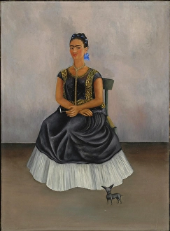 Caldern Prints: Itzcuintli Dog with Me (Self-Portrait), 1938. Creator: Frida Kahlo