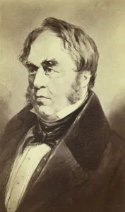 Ivan Andreevich Krylov, head-and-shoulders portrait, facing left, between 1880 and 1886. Creator: Unknown