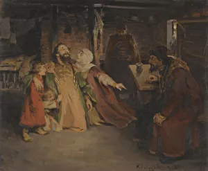 Muscovy Prints: Ivan the Terrible. Artist: Lebedev, Klavdi Vasilyevich (1852-1916)