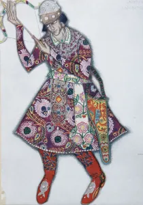 Scenic Design Prints: Ivan Tsarevich. Costume design for the ballet The Firebird (L oiseau de feu) by I