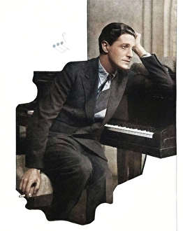 Hand On Head Prints: Ivor Novello confesses: It Takes Me A Long Time To Compose A Score