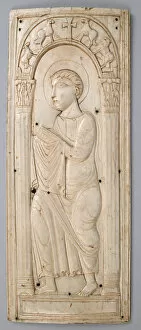 Ivory Plaque with Saint Paul (?), Frankish, 5th-6th century. Creator: Unknown