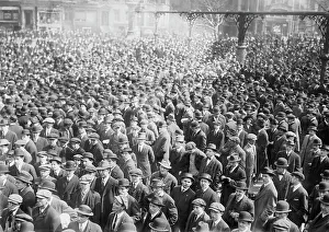 Workers Rights Prints: I.W.W. Meeting -- Union Sq. 1914. Creator: Bain News Service