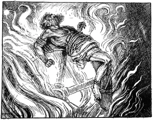 Burning Prints: Ixion on the wheel, 1925