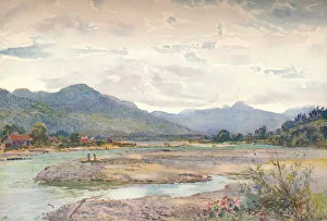 Sandbank Prints: The Izar at Tolz, c1875-1906, (1906). Creator: Yeend King