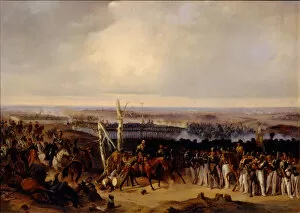 The Izmailovsky Regiment on the Battle of Borodino 1812, 1840s. Artist: Kotzebue, Alexander von (1815-1889)