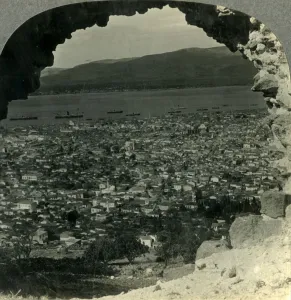 Smyrna Prints: Izmir (Smyrna), the Chief City of Asiatic Turkey, and Its Harbor, c1930s. Creator: Unknown