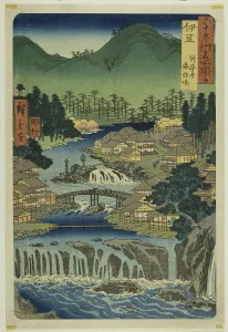 Hot Springs Prints: Izu Province: Hot Springs of the Shuzen Temple (Izu)