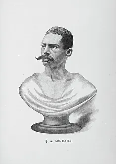 Civil Rights Prints: J. A. Arneaux, 1887. Creator: Unknown