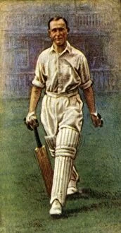 Batsman Collection: J. B. Hobbs (Surrey), 1928. Creator: Unknown