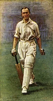 Batsman Collection: J. B. Hobbs (Surrey), 1928. Creator: Unknown