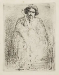 J. Becquet, Sculptor, 1859. Creator: James Abbott McNeill Whistler