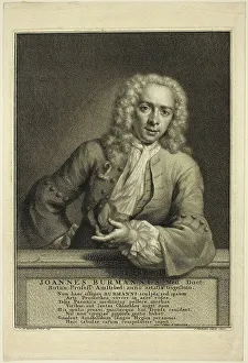 Jacob Houbraken Prints: J. Burmannus, n.d. Creator: Jacobus Houbraken