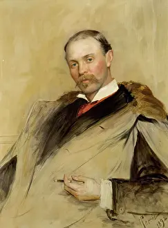 Suit And Tie Prints: J. Coutts Michie ARSA, 1892. Creator: John Pettie
