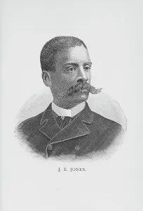 G M Rewell Company Prints: J. E. Jones, 1887. Creator: Unknown
