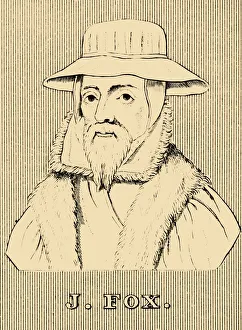 Foxe Prints: J. Fox, (1516-1587), 1830. Creator: Unknown