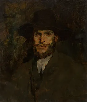 Duvenek Frank Prints: J. Frank Currier (1843-1909), 1876. Creator: Frank Duveneck