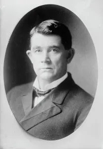 Congressman Prints: J. Frank Hanly, cameo portrait, 1916. Creator: Bain News Service