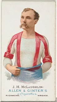 Mclaughlin Prints: J. H. McLaughlin, Wrestler, from Worlds Champions, Series 1 (N28) for Allen &amp