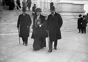 Rich Prints: J. Pierpont Morgan Jr. right, with Father And Mrs
