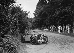 JA Bastocks MG PA, winner of a silver award at the MCC Torquay Rally, July 1937