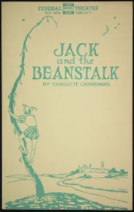 Work Projects Administration Prints: Jack and the Beanstalk 1, New York, [1930s]. Creator: Unknown