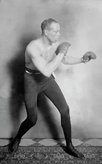 Boxing Gloves Prints: Jack Blackburn, 2/19/14, 1914. Creator: Bain News Service