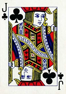 Deck Of Cards Collection: Jack of Clubs from a deck of Goodall & Son Ltd. playing cards, c1940