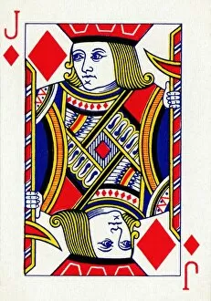 Deck Of Cards Collection: Jack of Diamonds from a deck of Goodall & Son Ltd. playing cards, c1940