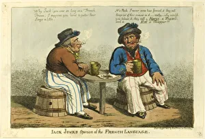 C Williams Gallery: Jack Junks Opinion of French Language, 1805. Creator: Charles Williams