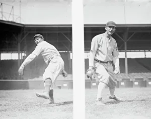 Sportswoman Prints: Jack Quinn & Jim Vaughn wearing partial 1909 uniforms