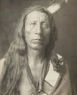 Long Hair Collection: Jack Red Cloud, 1905. Creator: Edward Sheriff Curtis