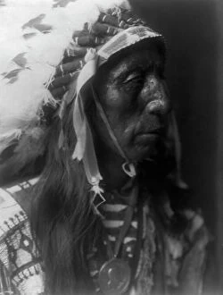 Long Hair Collection: Jack Red Cloud-Ogalala [sic], c1907. Creator: Edward Sheriff Curtis