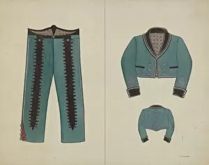 Bolero Gallery: Jacket, c. 1940. Creator: Syrena Swanson
