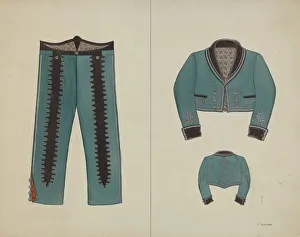 Bolero Gallery: Jacket, c. 1940. Creator: Syrena Swanson
