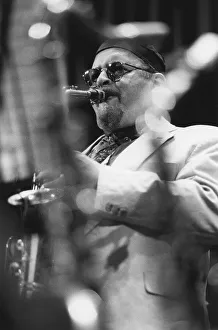 Dark Glasses Prints: Jackie McLean, North Sea Jazz Festival, Netherlands, 1993. Creator: Brian Foskett