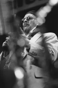 Dark Glasses Prints: Jackie McLean, North Sea Jazz Festival, Netherlands, 1993. Creator: Brian Foskett