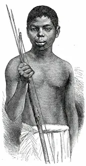 Cameron Verney Lovett Prints: Jacko, Lieutenant Cameron's African Servant, 1876. Creator: Unknown