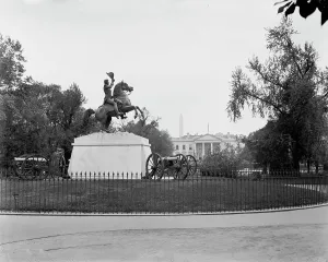 General Jackson Prints: Jackson's statue, [Lafayette Square]