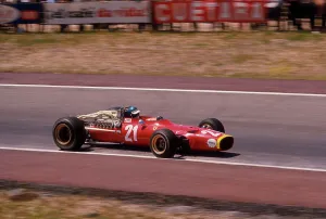 Spanish Grand Prix Prints: Jacky Ickx in a Ferrari, Spanish Grand Prix, Jarama, Madrid, 1968