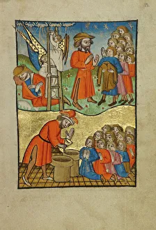 Jacob and Joseph, about 1480-1490. Creator: Unknown