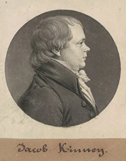 Jacob Kinney, 1808. Creator: Charles Balthazar Julien Fevret de Saint-Memin