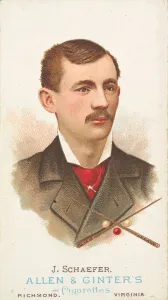 Billiards Gallery: Jacob Schaefer, Billiard Player, from Worlds Champions