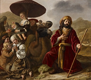 Israelite Prints: Jacob Seeking the Forgiveness of Esau, 1652. Creator: Jan Victors