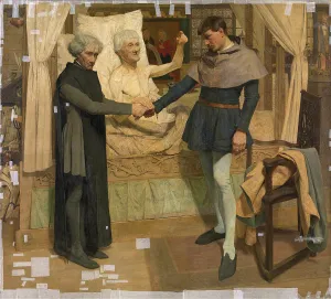 Friar Prints: Jacob van Maerlant Predicting Jan Breydel & Pieter de Coninck the Liberation of Flanders