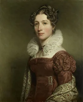 Jacoba Vetter (1796-1830), Wife of Pieter Meijer Warnars, Amsterdam Bookseller, c.1821-c.1825. Creator: Charles Howard Hodges