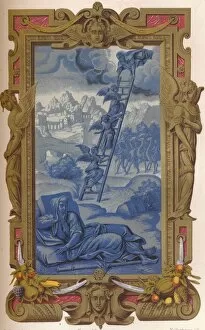 Book Of Hours Gallery: Jacobs dream, 16th century, (1849). Creator: Kellerhoven