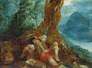 Ladder Prints: Jacob's Dream, c1600. Creator: Adam Elsheimer