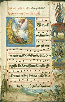 Hymn Book Prints: Jacobs Ladder, 1570. Creator: Unknown