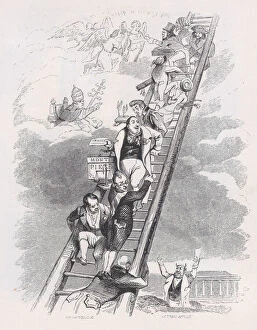 Jacob's Ladder from The Complete Works of Béranger, 1836. Creator: John Thompson
